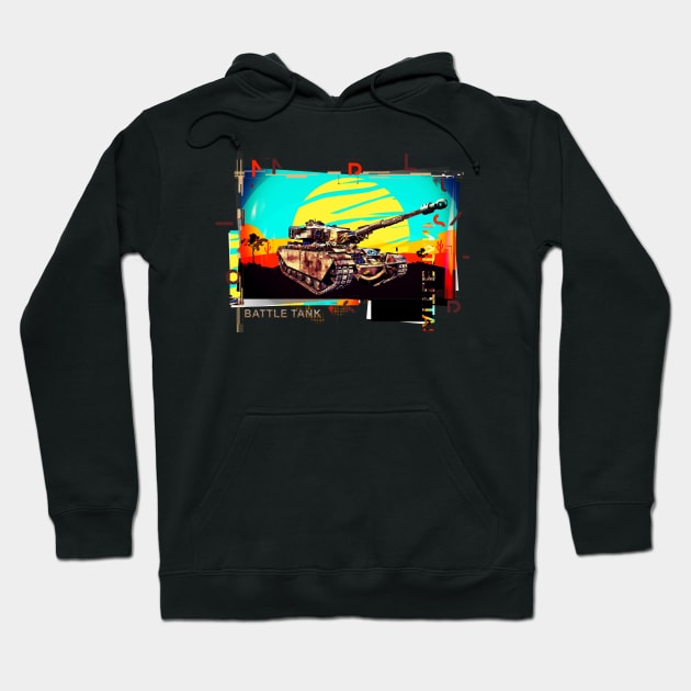 Battle Tank Hoodie by remixer2020